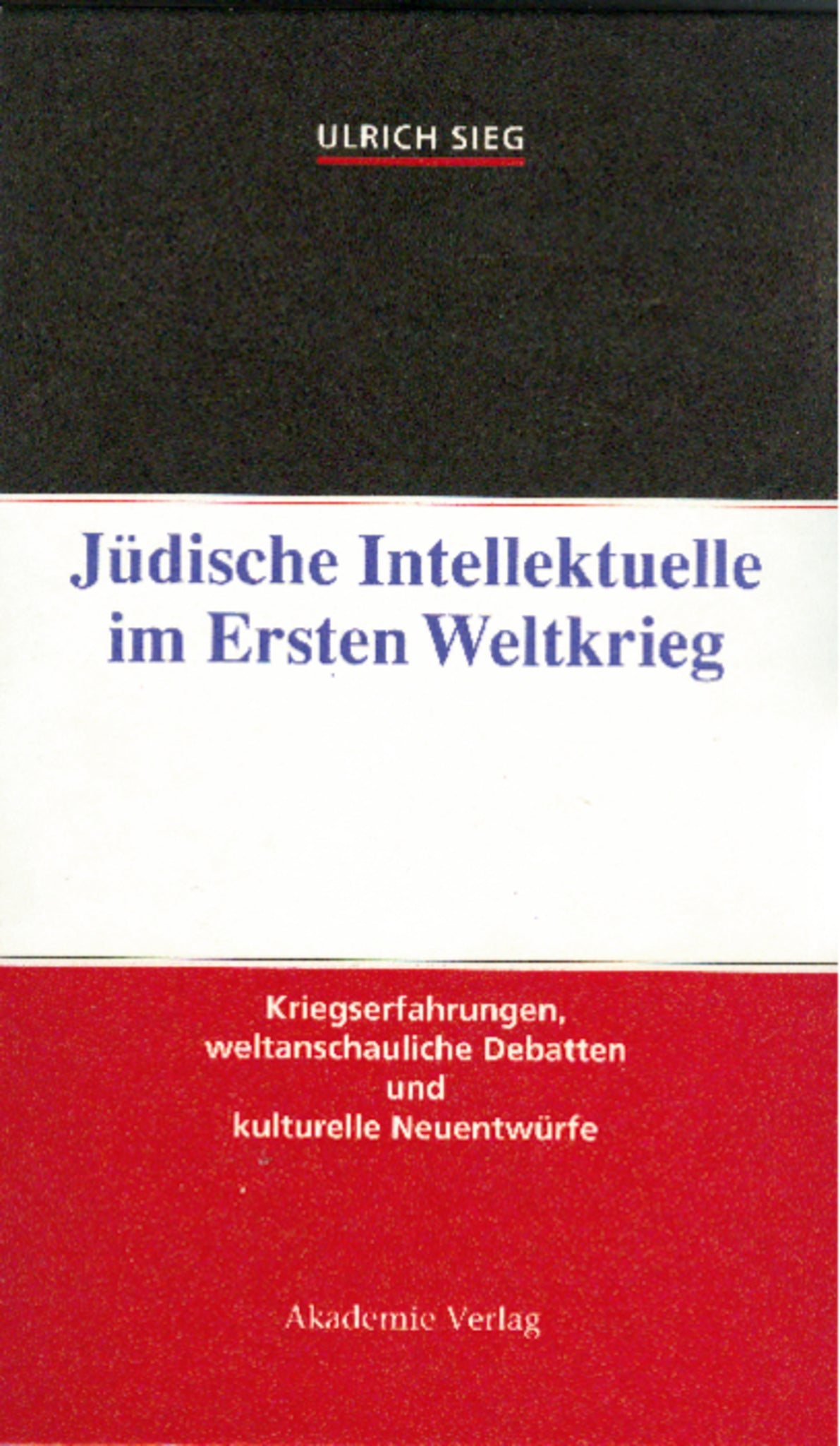 Jüdische Intellektuelle im Ersten Weltkrieg