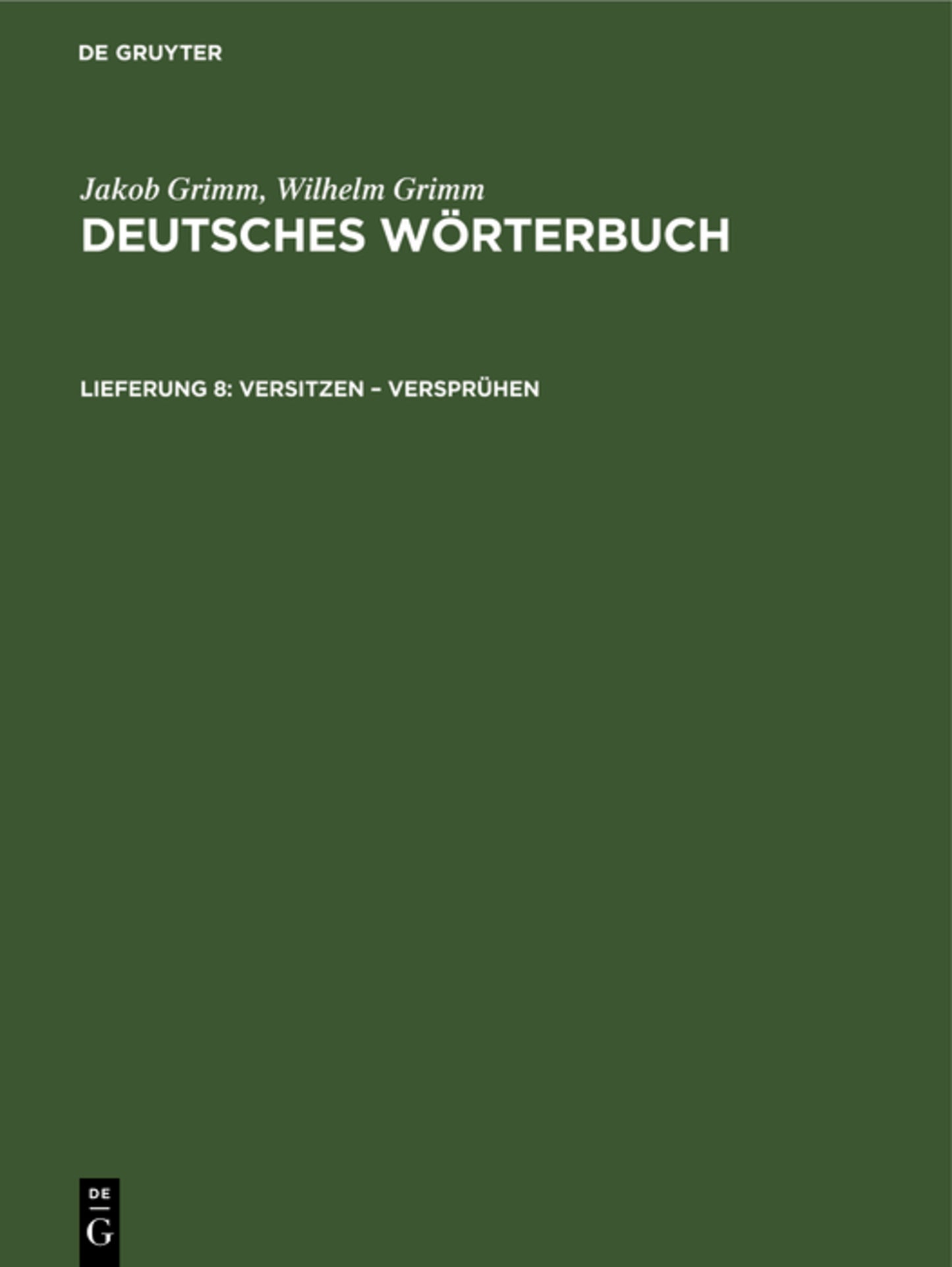 Versitzen – Versprühen