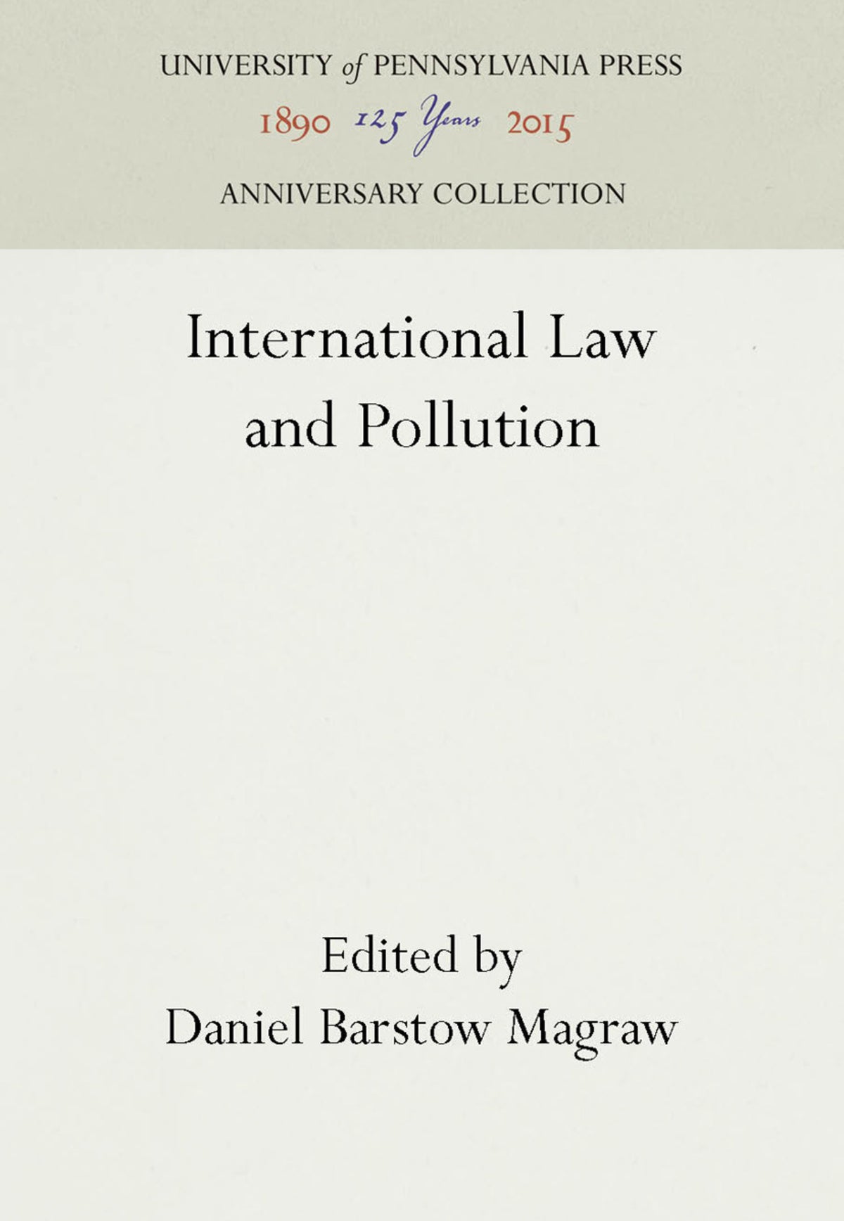 International Law and Pollution