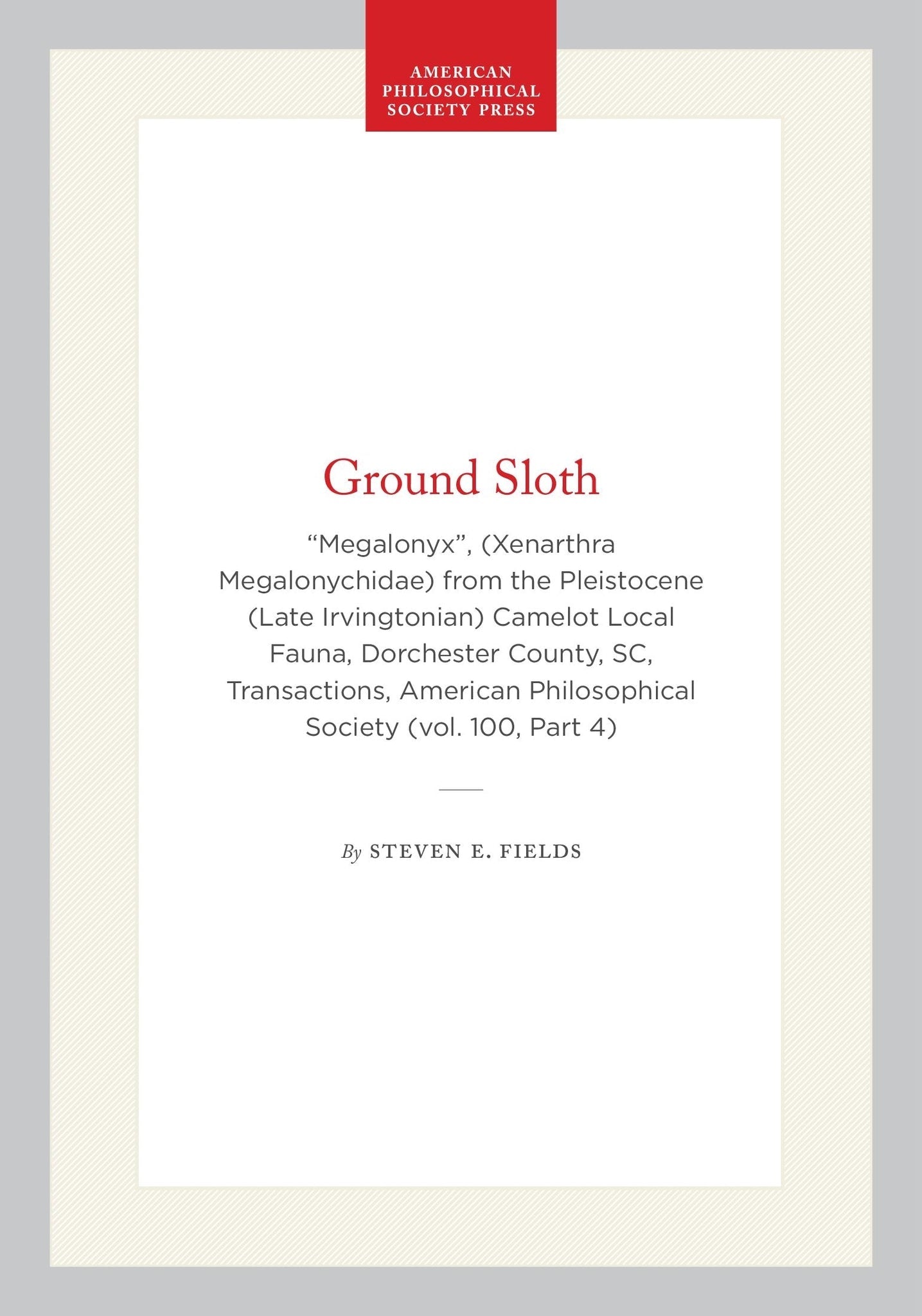 Ground Sloth