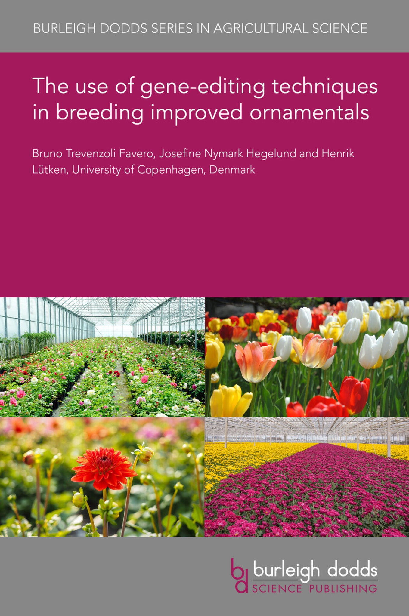 Cover image for The use of gene-editing techniques in breeding improved ornamentals ISBN 9781786767189