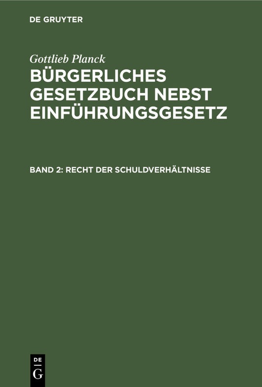 Recht der Schuldverhältnisse