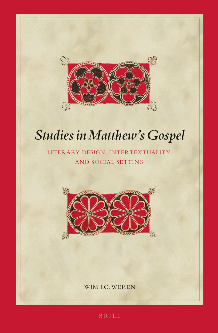 Cover image for Studies in Matthew's Gospel ISBN 9789004254954