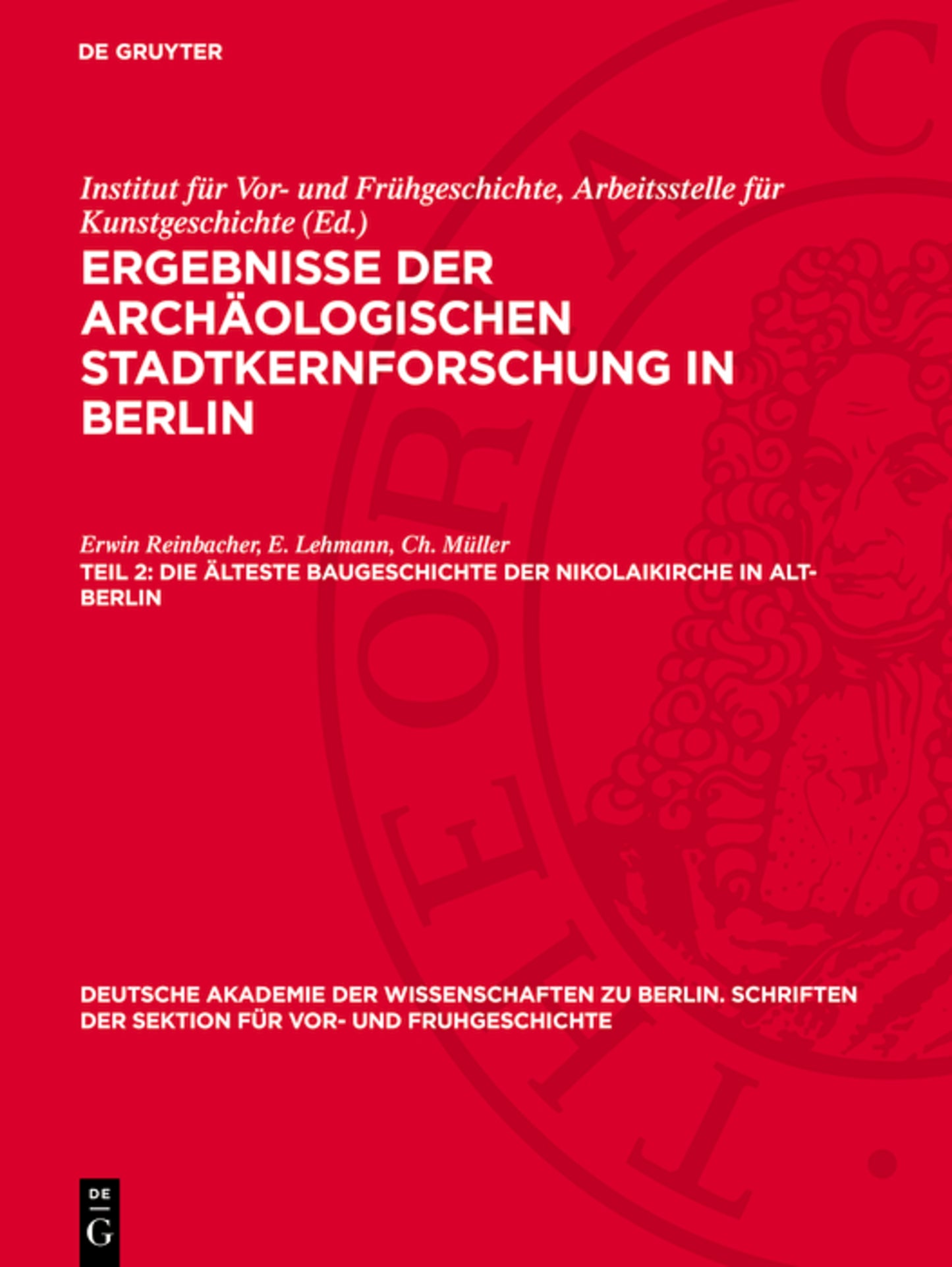 Die älteste Baugeschichte der Nikolaikirche in Alt-Berlin