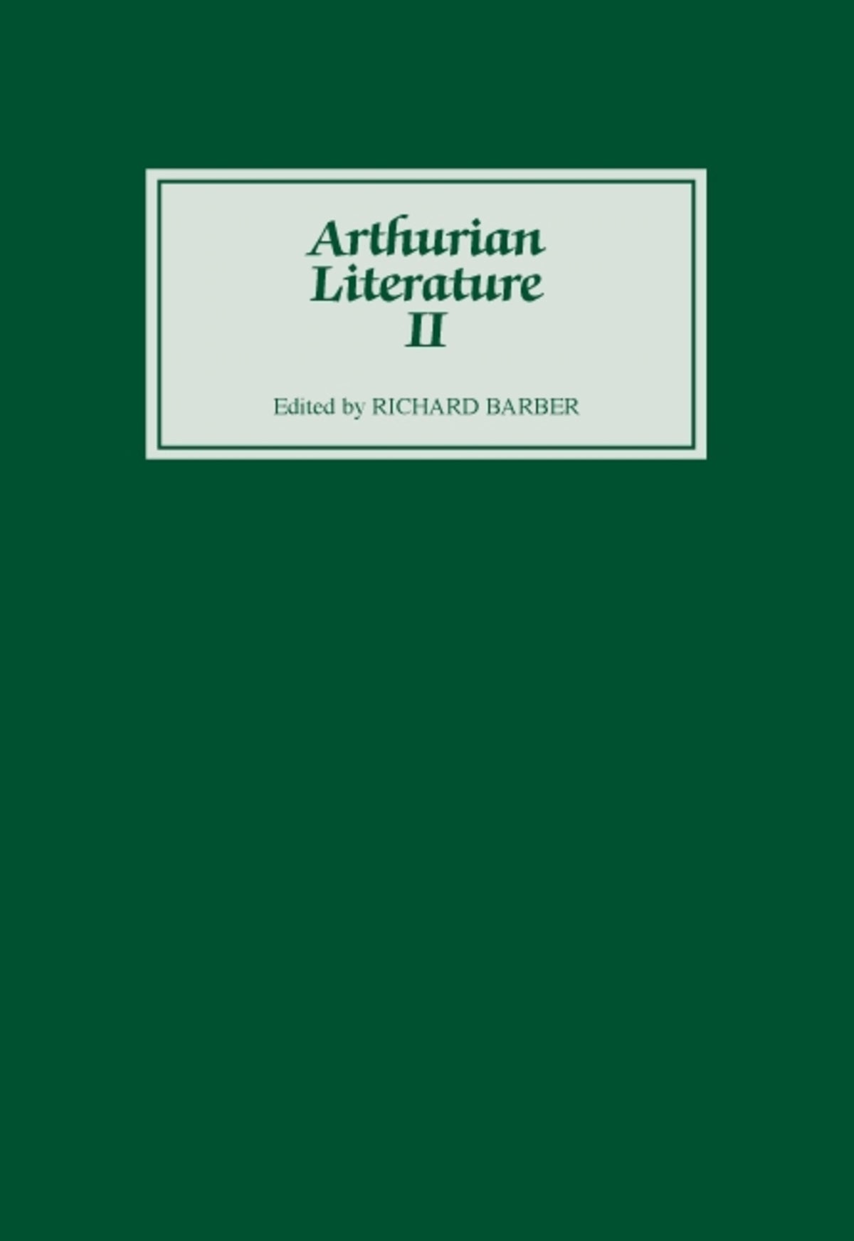 Arthurian Literature II