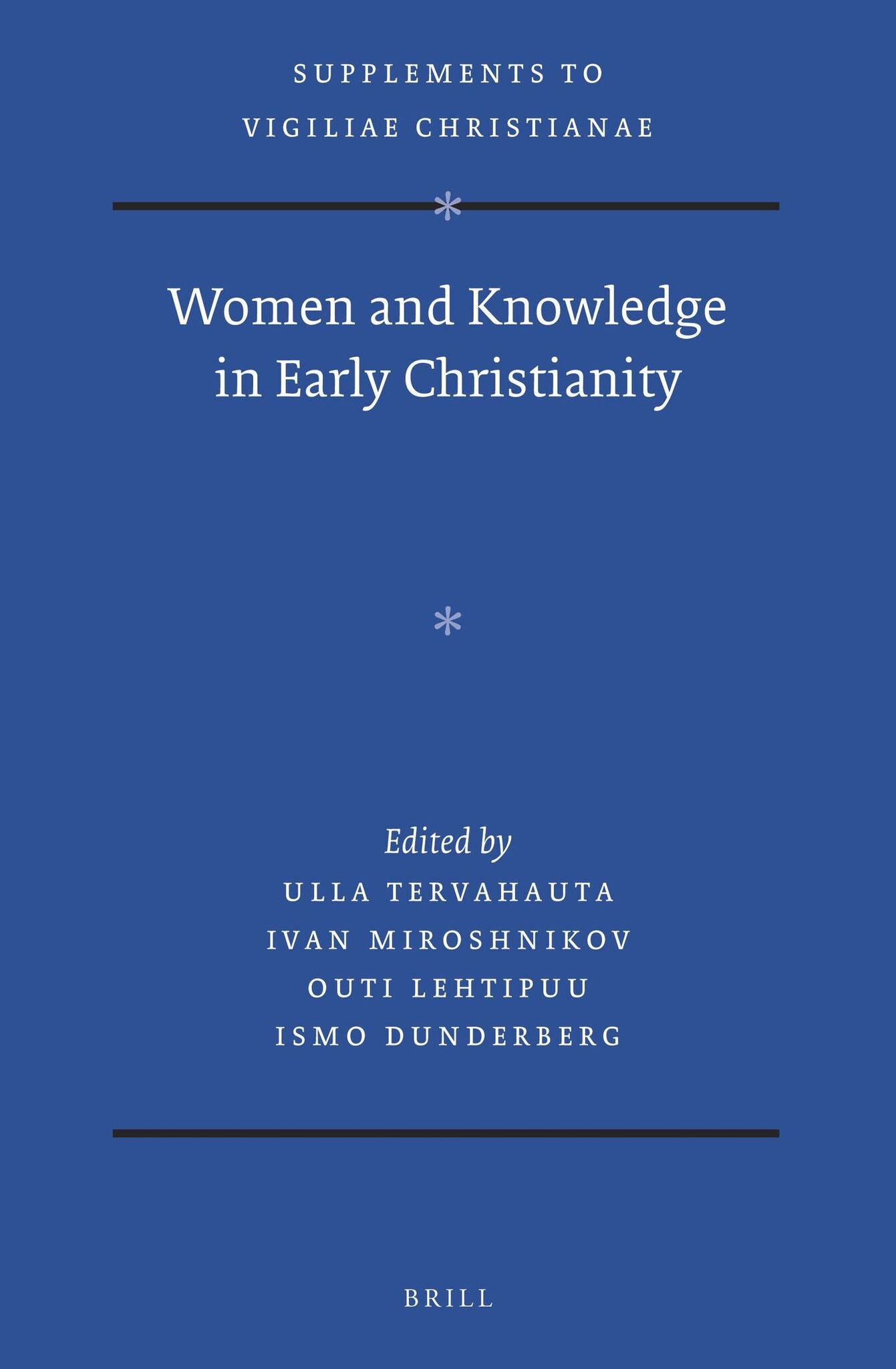 Women and Knowledge in Early Christianity