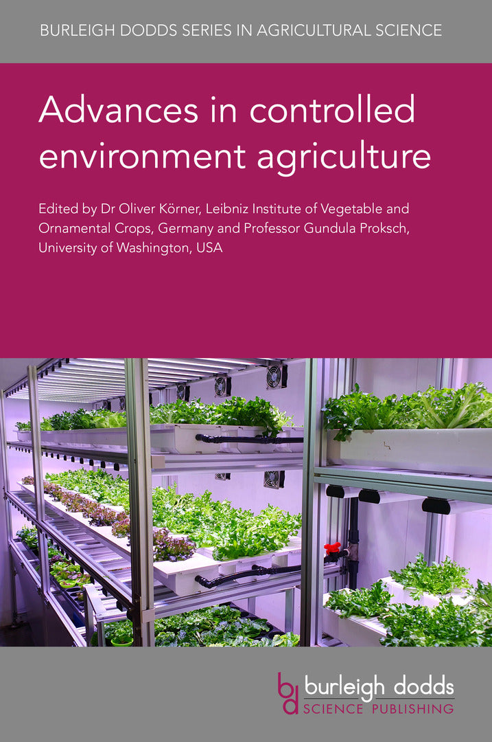 Cover image for Advances in controlled environment agriculture ISBN 9781835451489