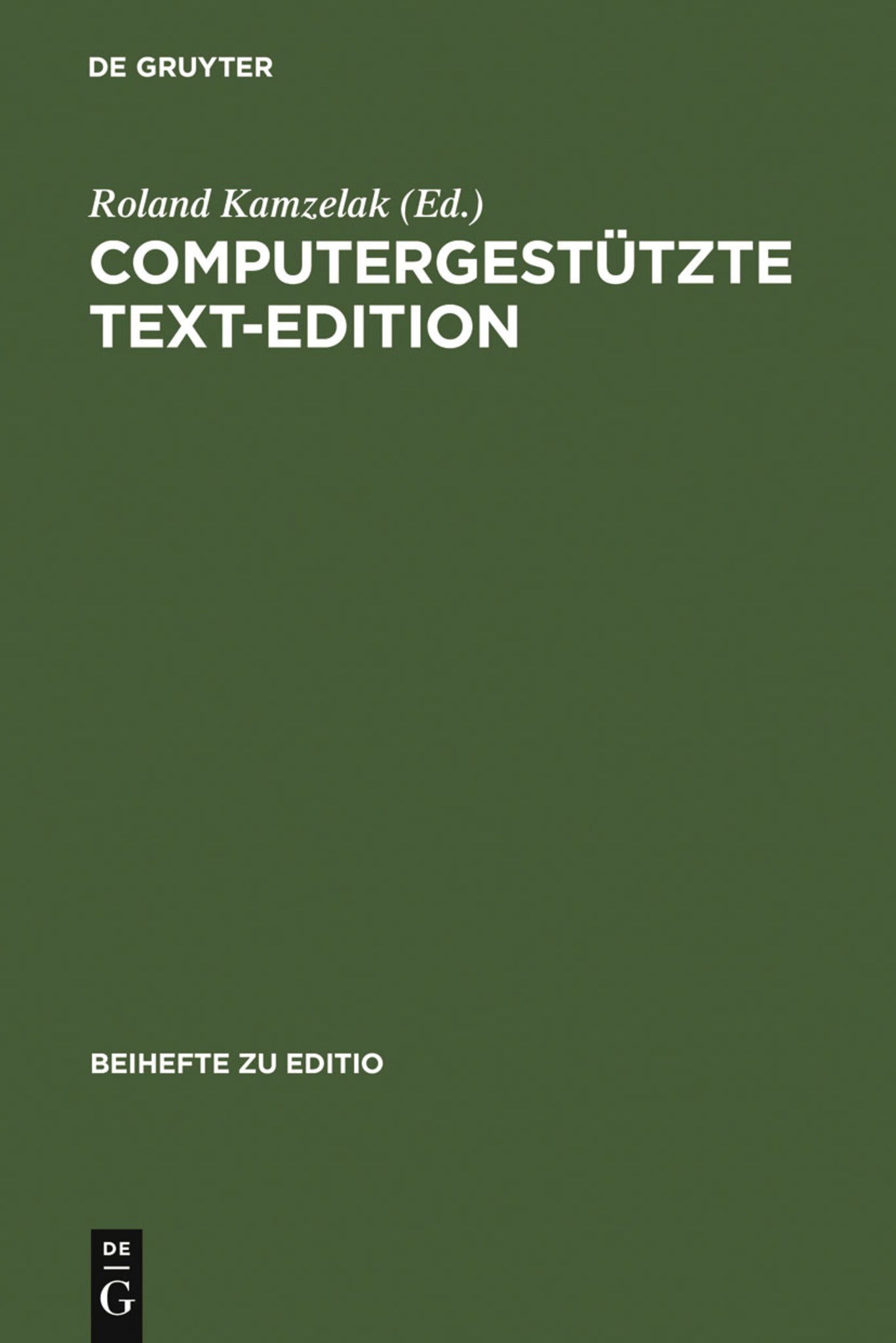 Computergestützte Text-Edition