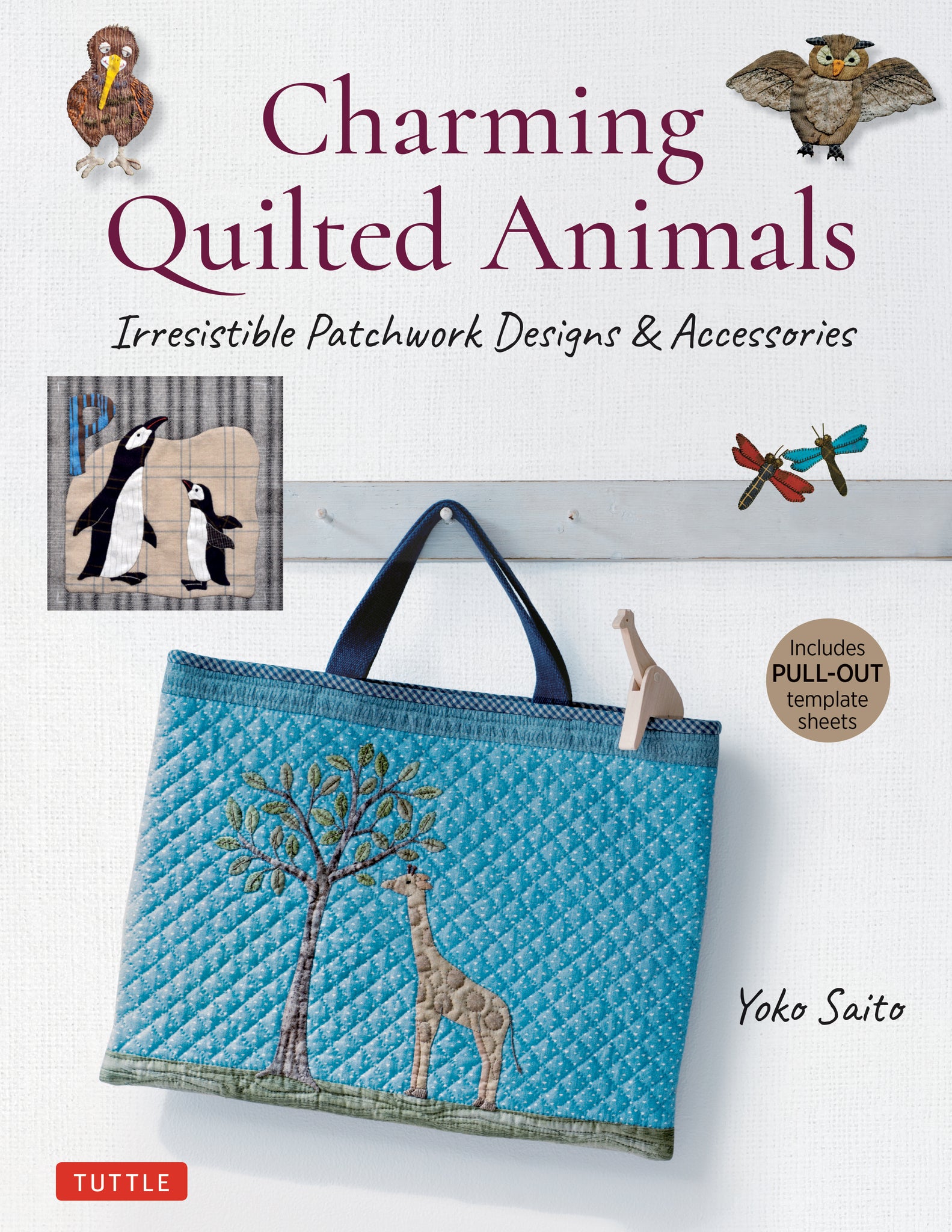 Cover image for Charming Quilted Animals ISBN 9780804853828