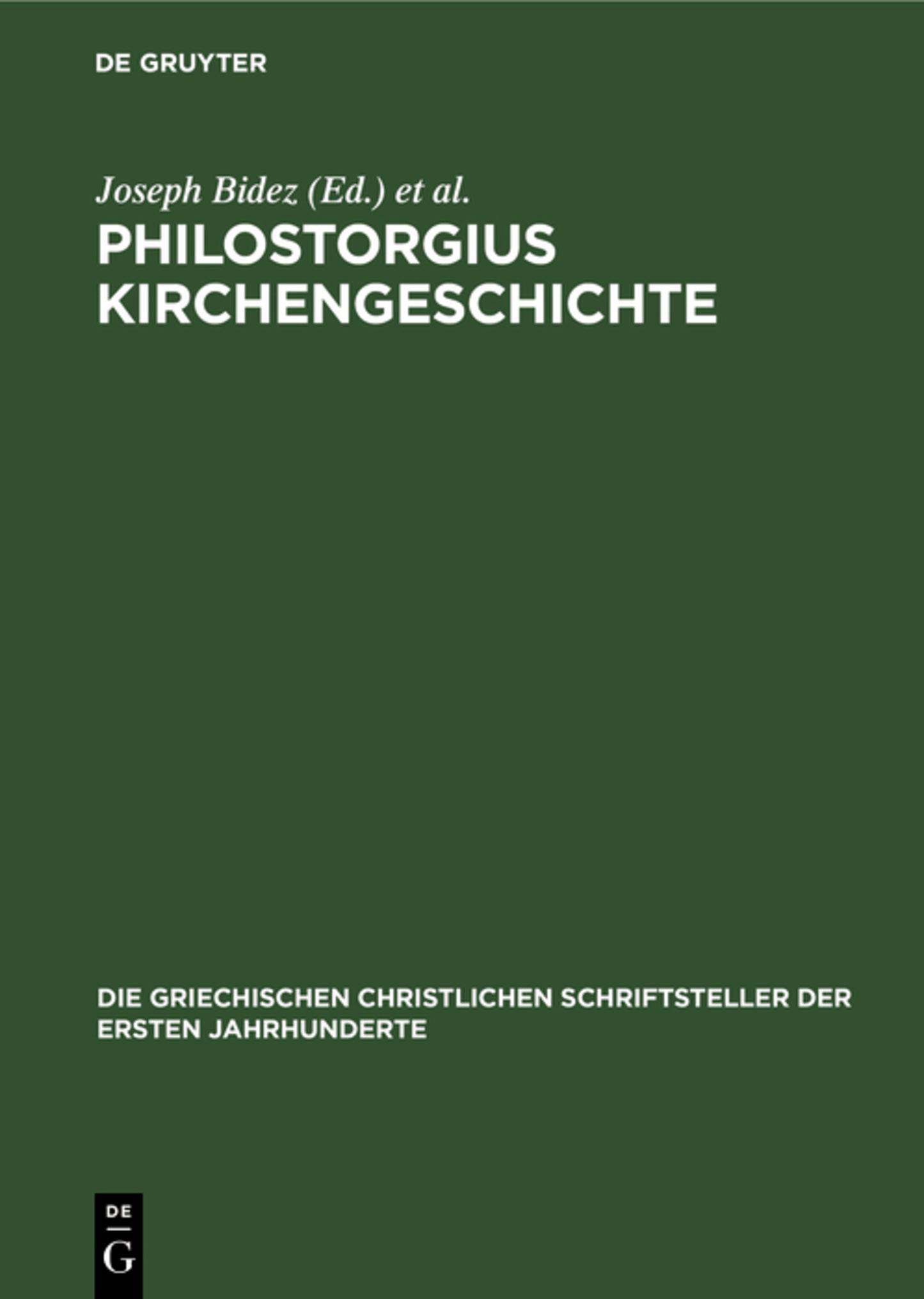 Philostorgius Kirchengeschichte