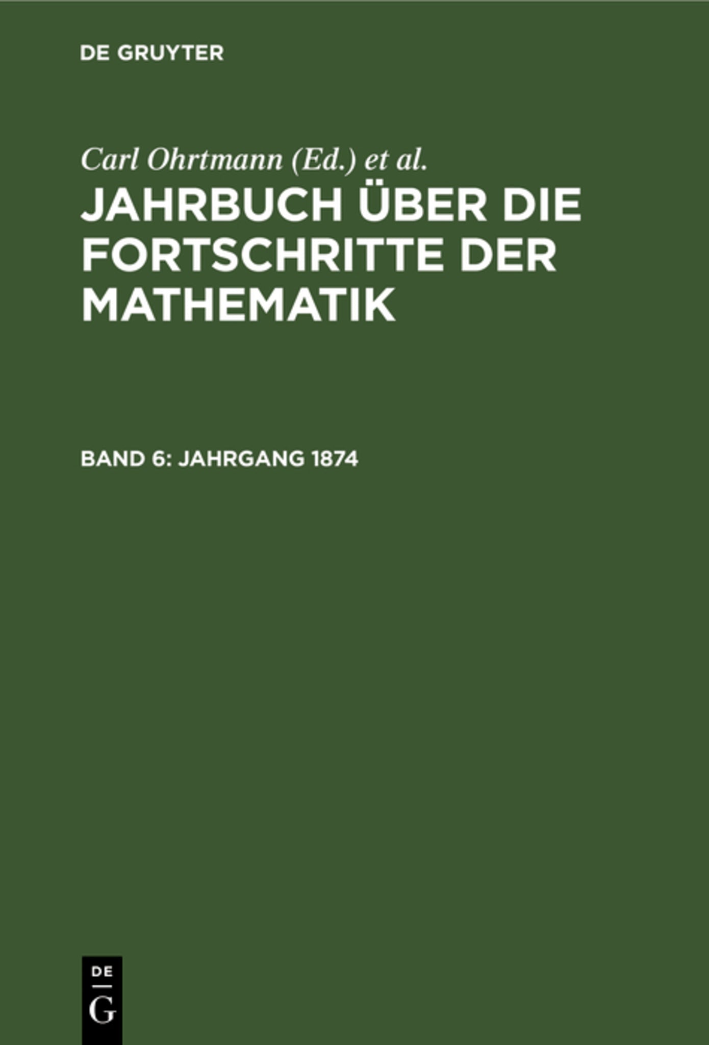 Jahrgang 1874