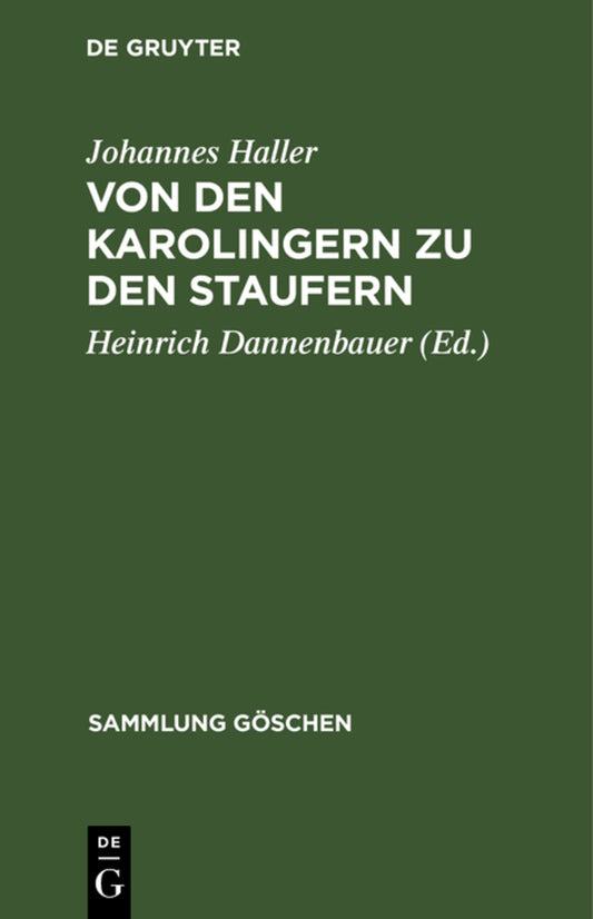 Von den Karolingern zu den Staufern