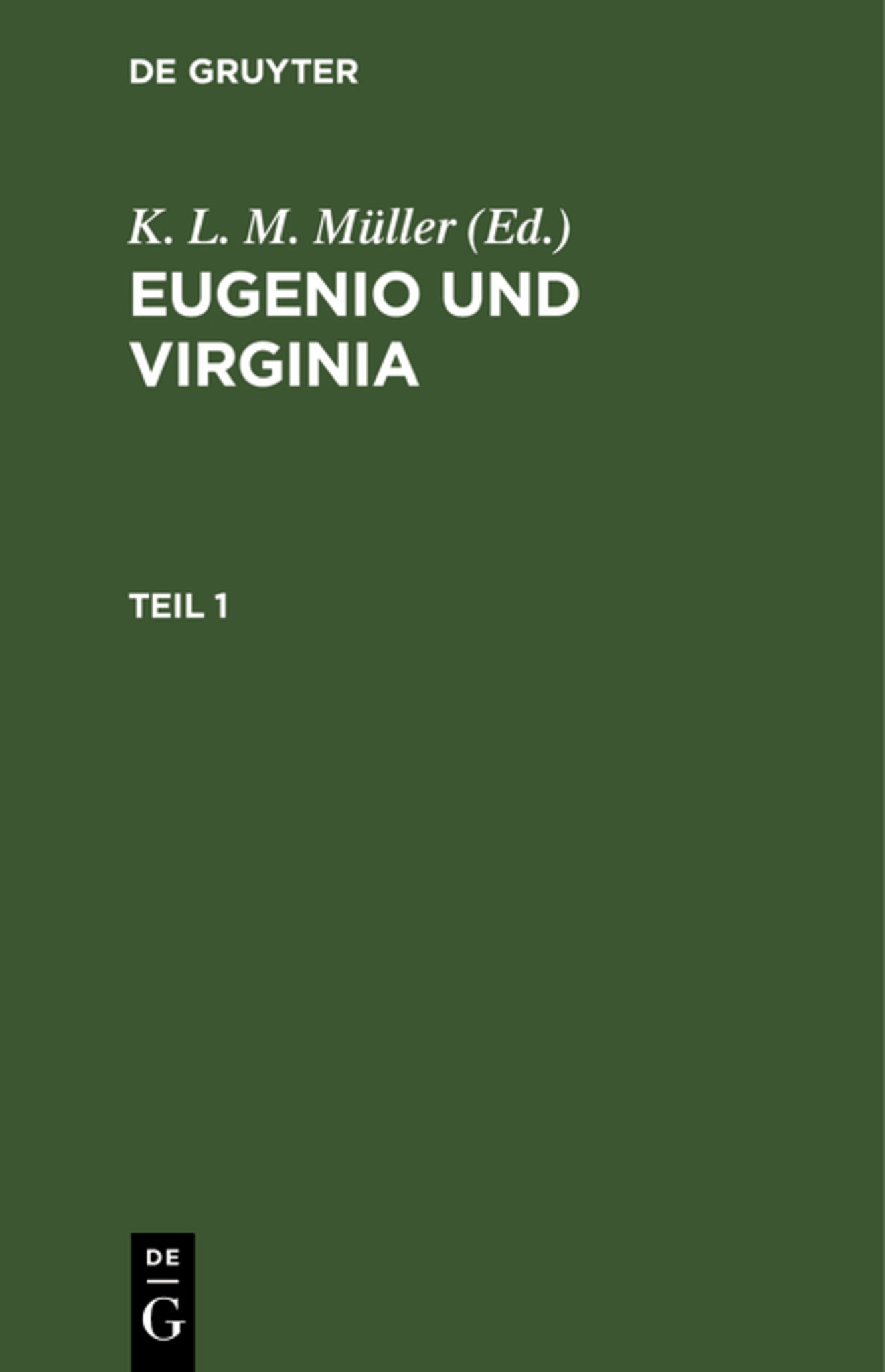 Eugenio und Virginia. Teil 1