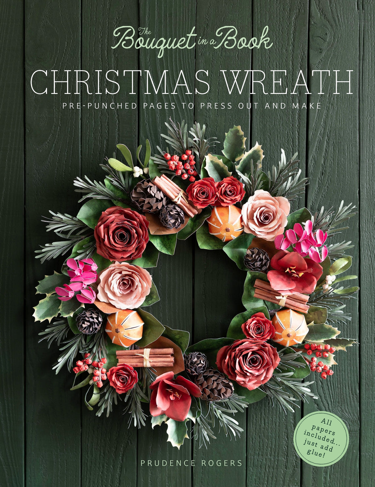 The Bouquet in a Book Christmas Wreath