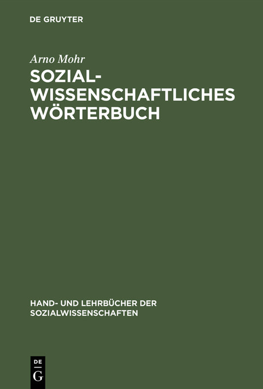 Sozialwissenschaftliches Wörterbuch