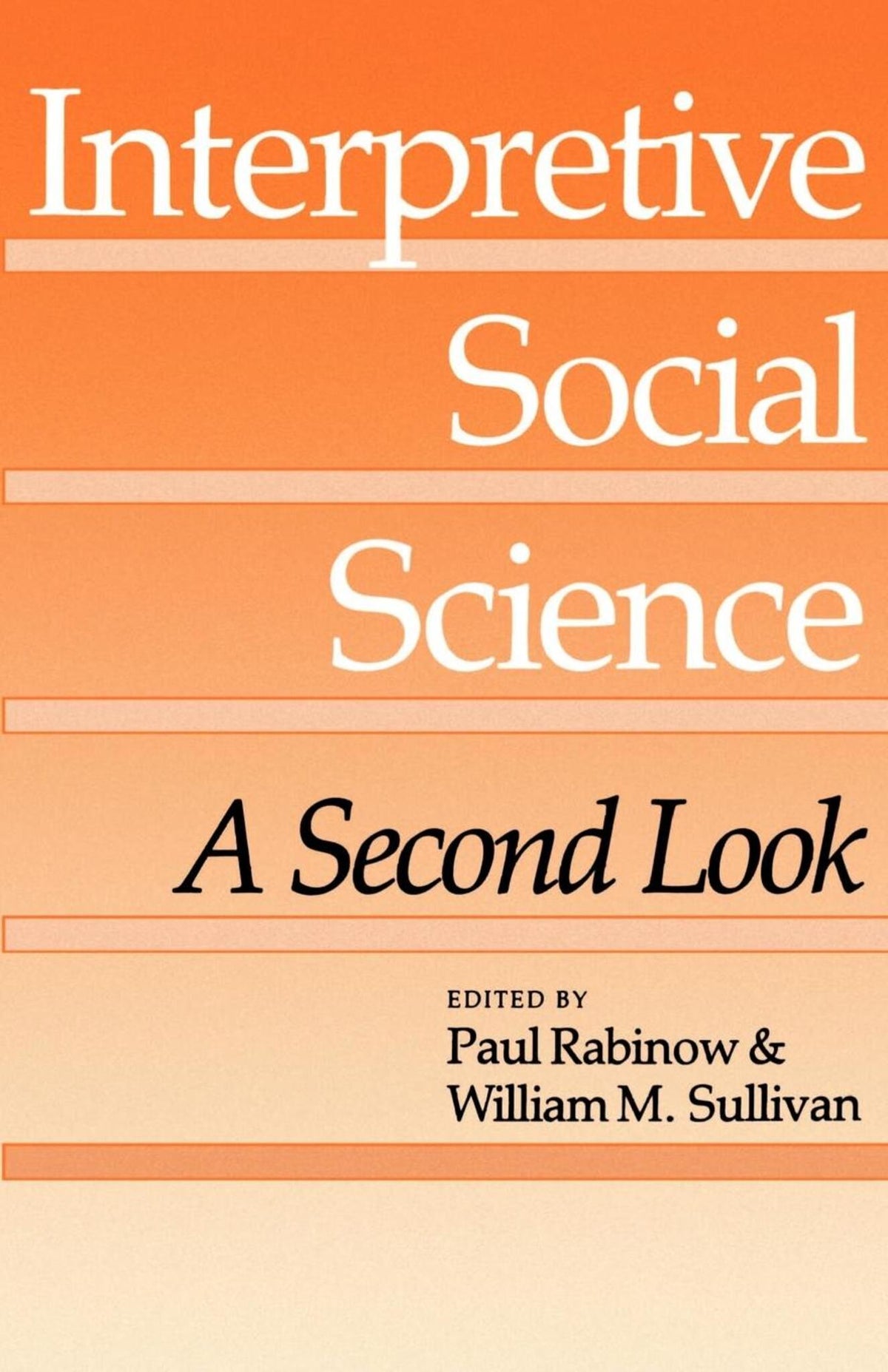 Cover image for Interpretive Social Science ISBN 9780520058385