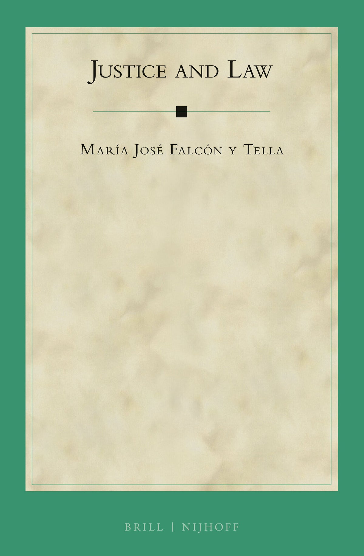 Cover image for Justice and Law ISBN 9789004271692