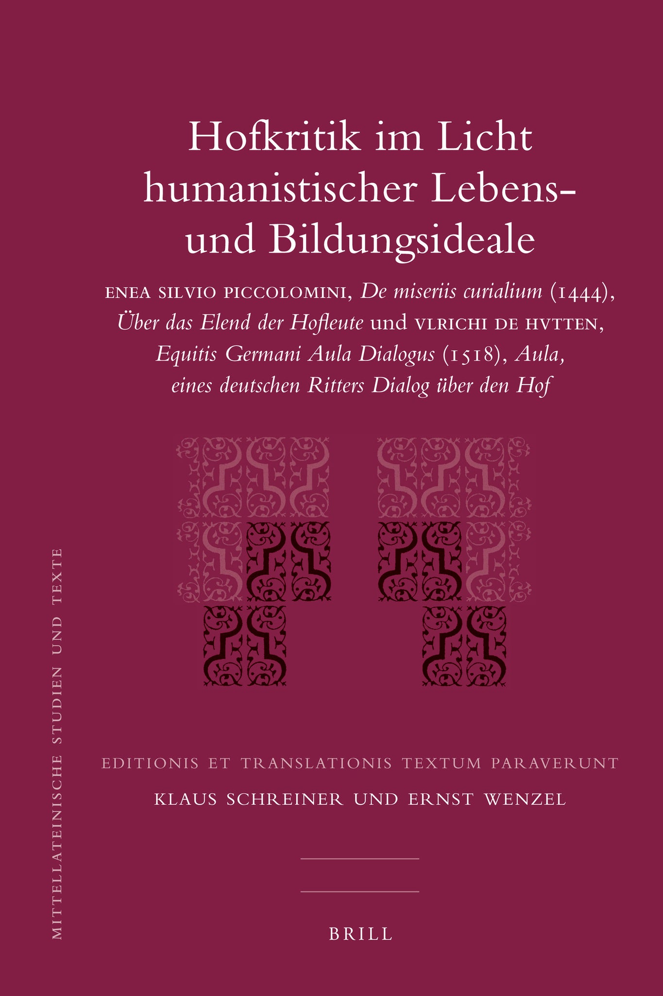 Hofkritik im Licht humanistischer Lebens- und Bildungsideale