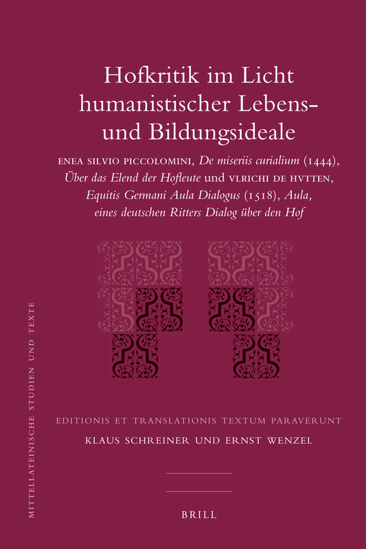 Hofkritik im Licht humanistischer Lebens- und Bildungsideale