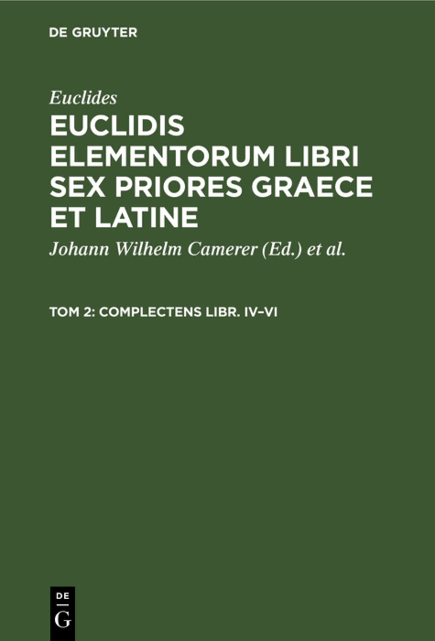 Complectens Libr. IV–VI