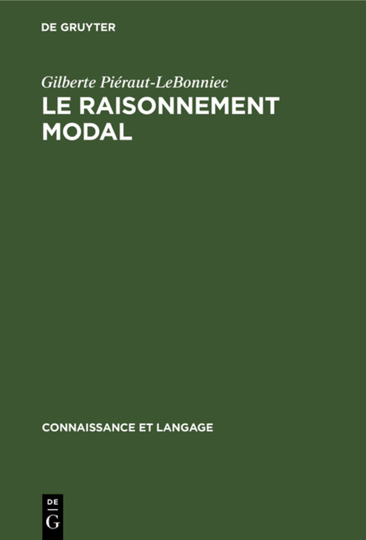 Le raisonnement modal