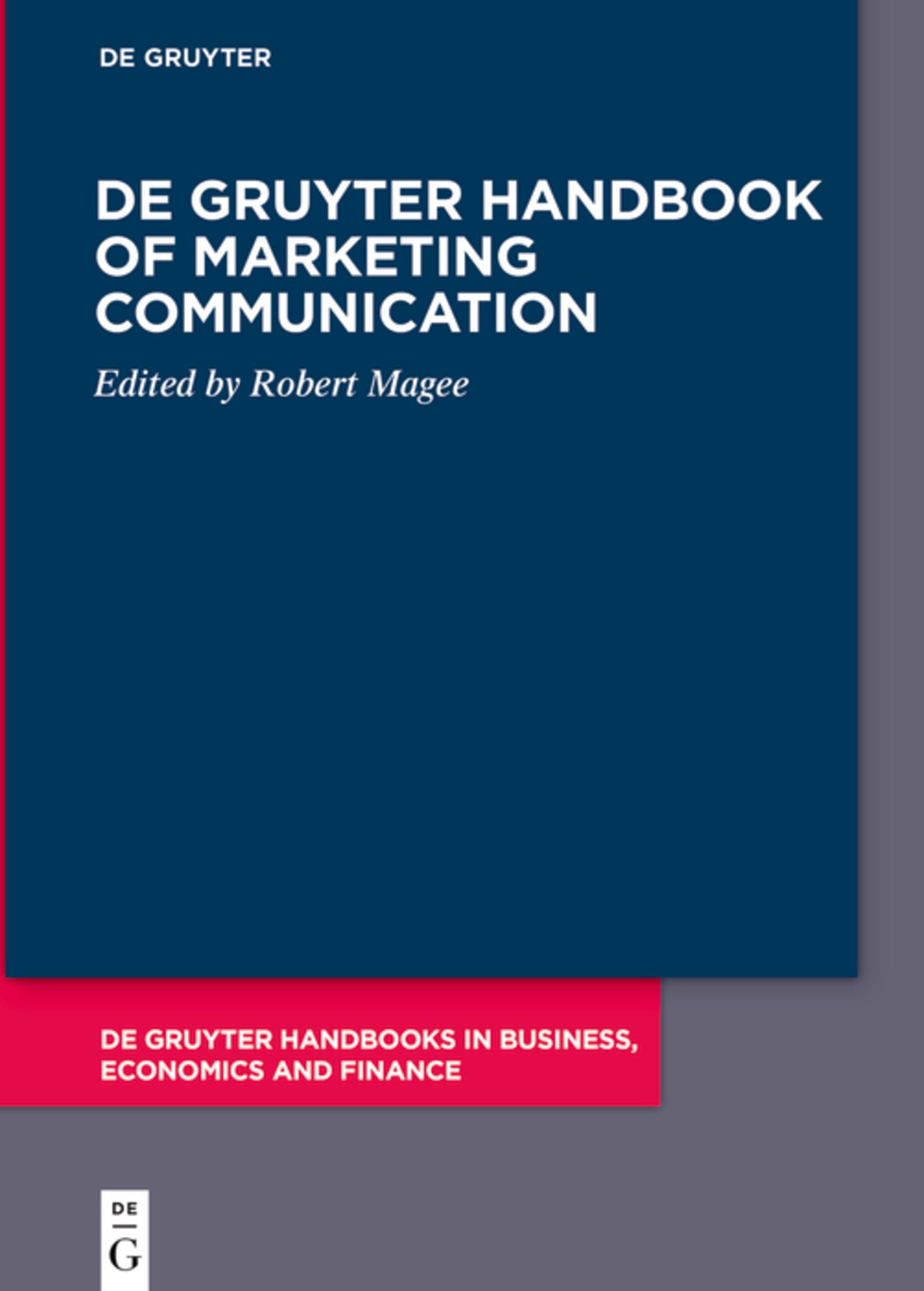 De Gruyter Handbook of Integrated Marketing Communication