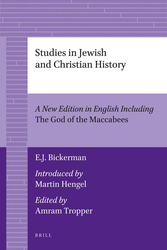 Studies in Jewish and Christian History (2 Vols.)
