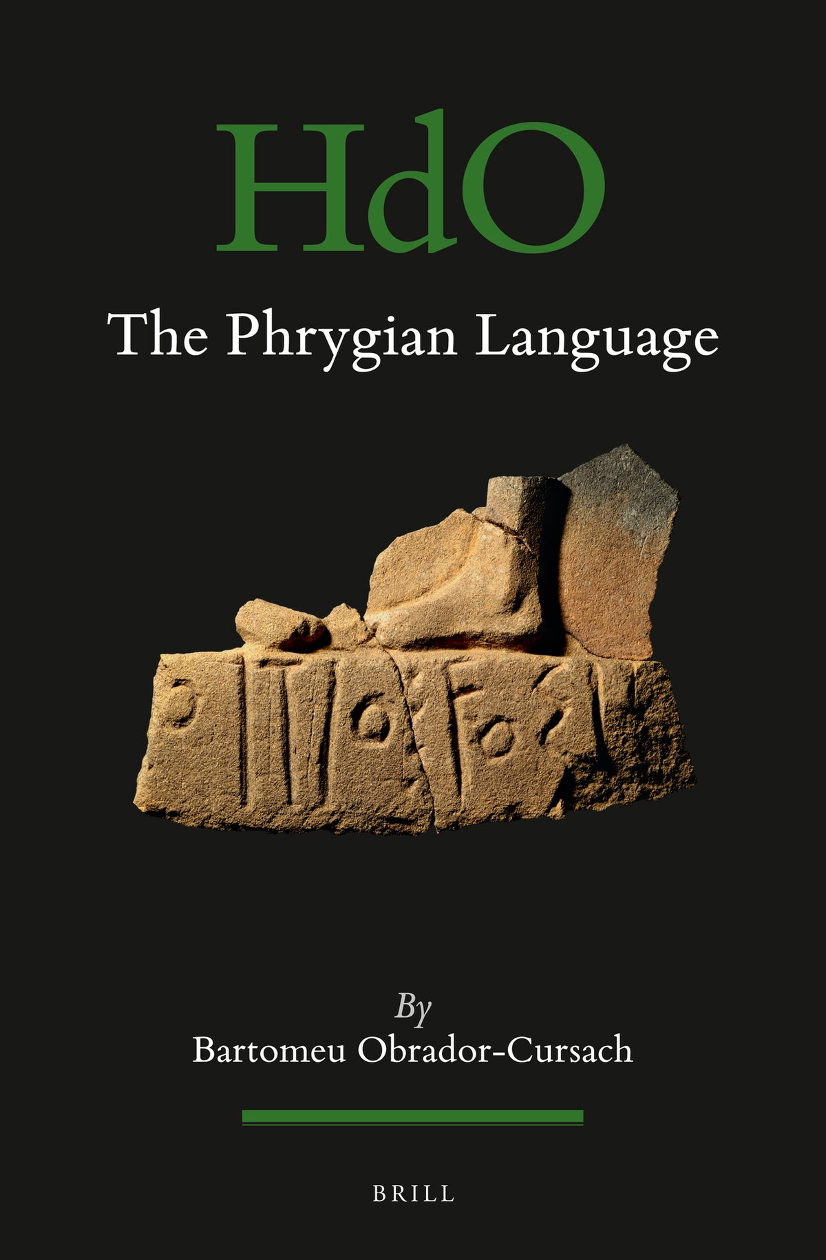 Cover image for The Phrygian Language ISBN 9789004419988