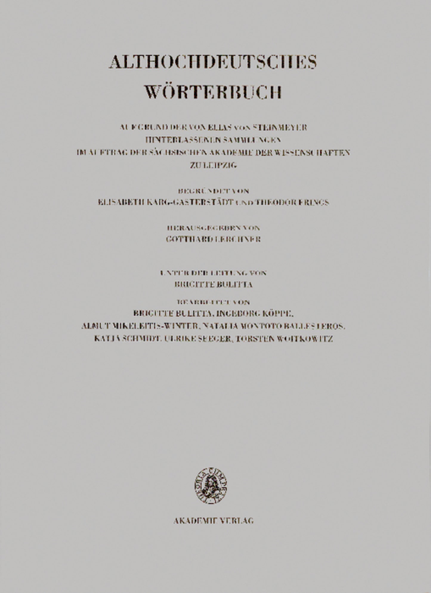 Band V: K-L, 10. Lieferung (lebenkla bis fir-leiten)