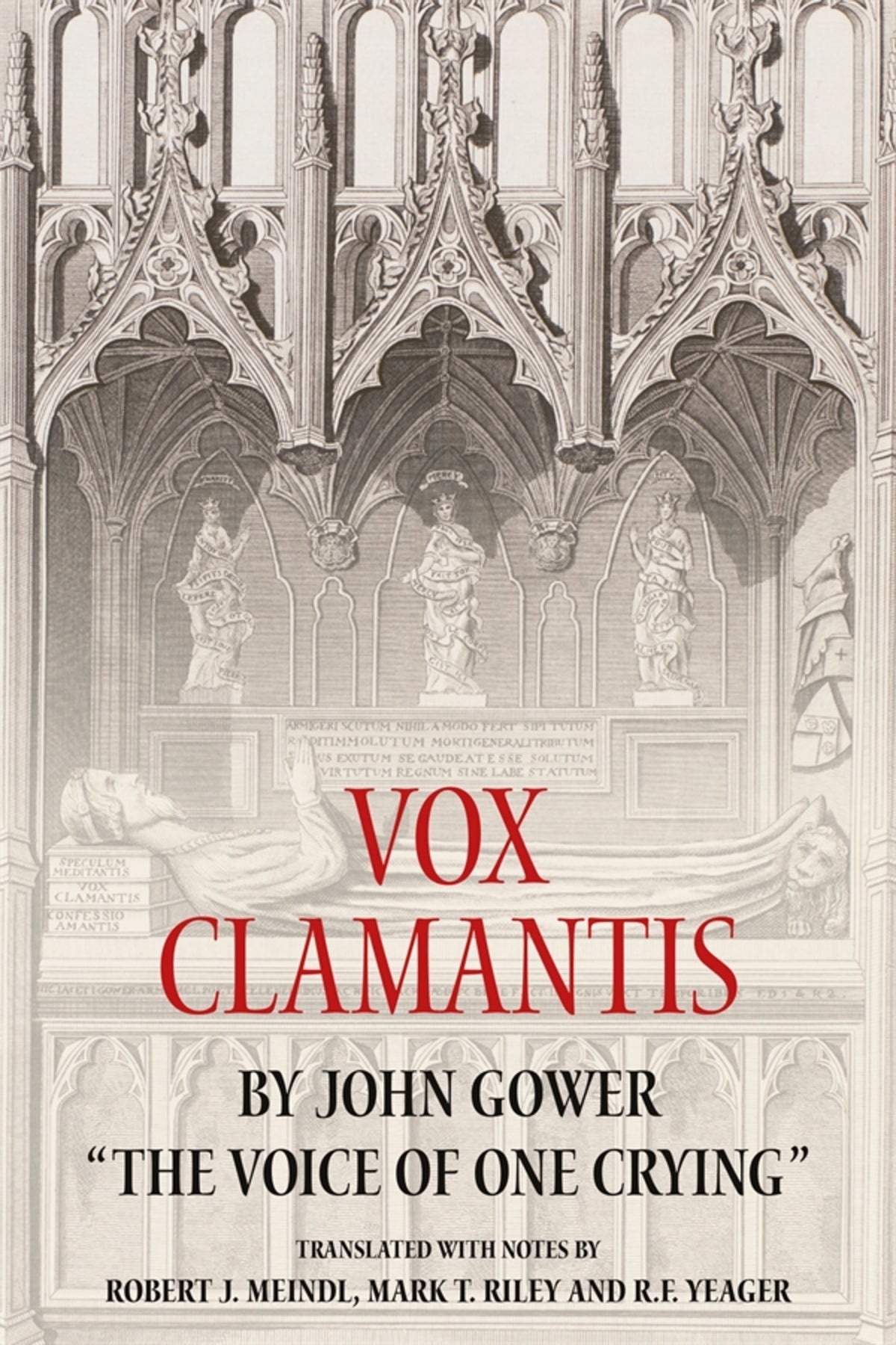 Cover image for Vox Clamantis by John Gower: "The Voice of One Crying" ISBN 9781843847557