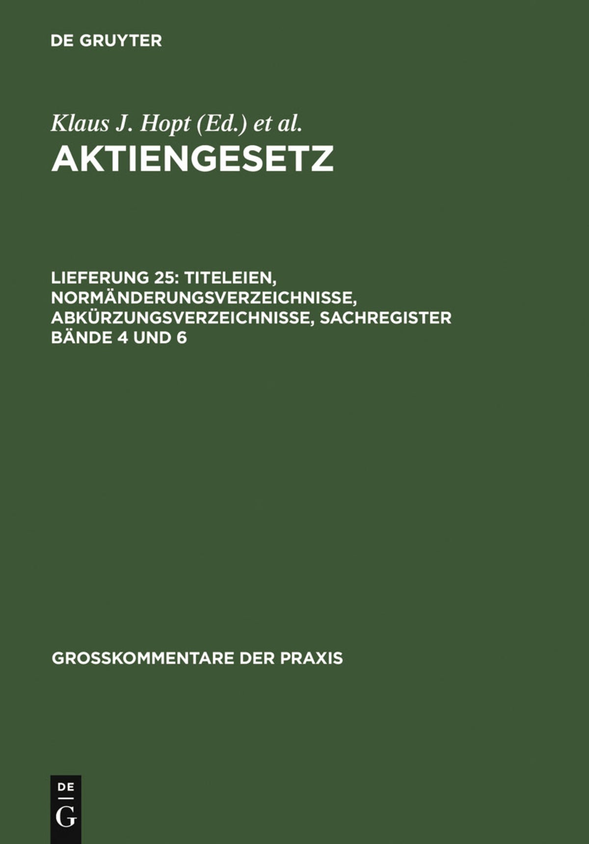 Cover image for Titeleien, Normänderungsverzeichnisse, Abkürzungsverzeichnisse, Sachregister Bände 4 und 6 ISBN 9783899493689
