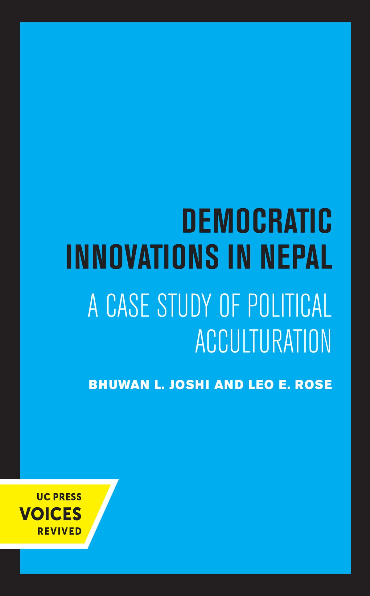 Cover image for Democratic Innovations in Nepal ISBN 9780520324053