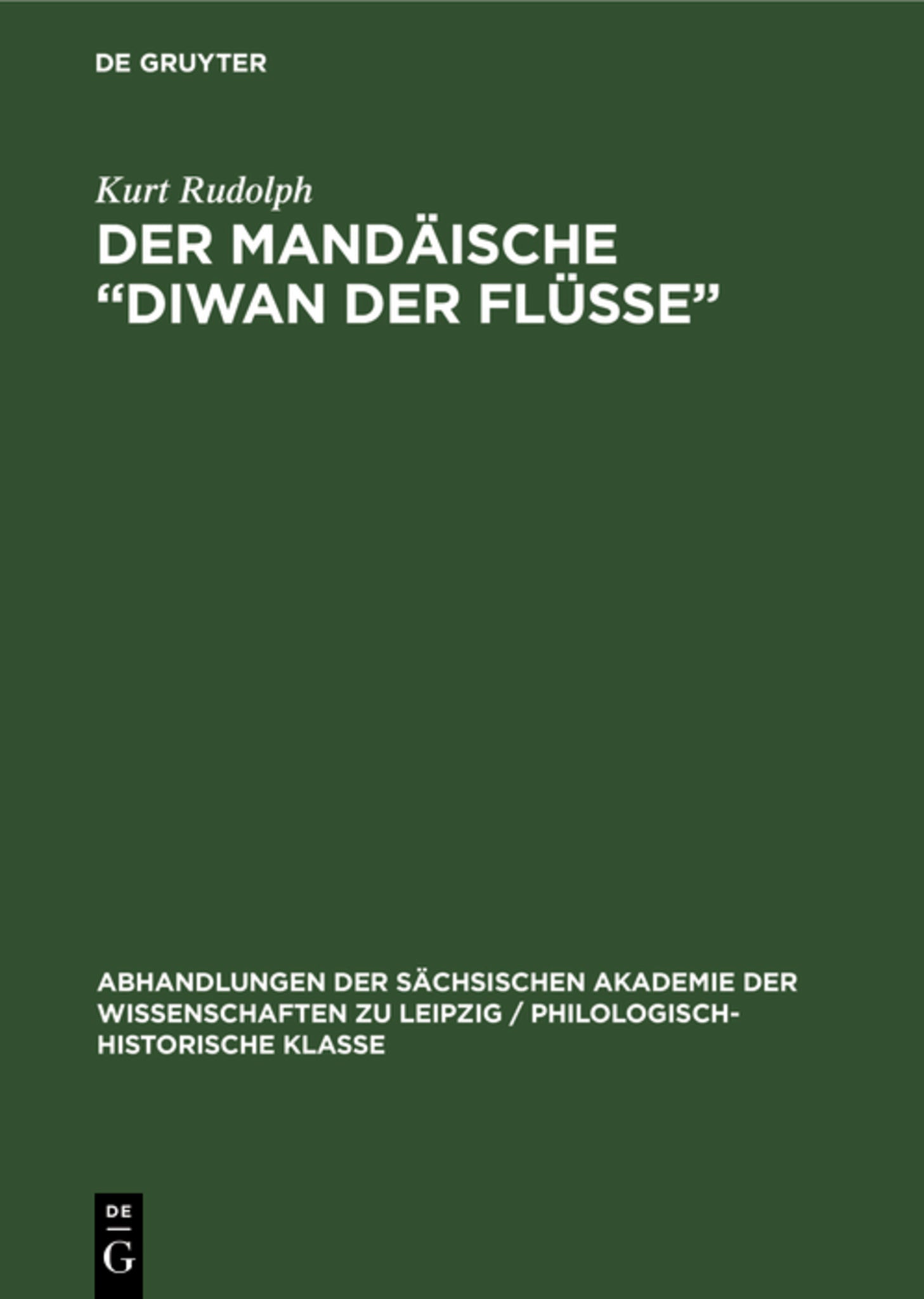 Der Mandäische „Diwan der Flüsse“