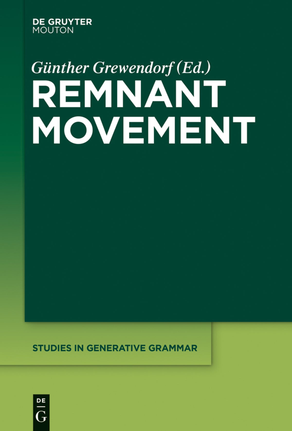 Cover image for Remnant Movement ISBN 9781614517467