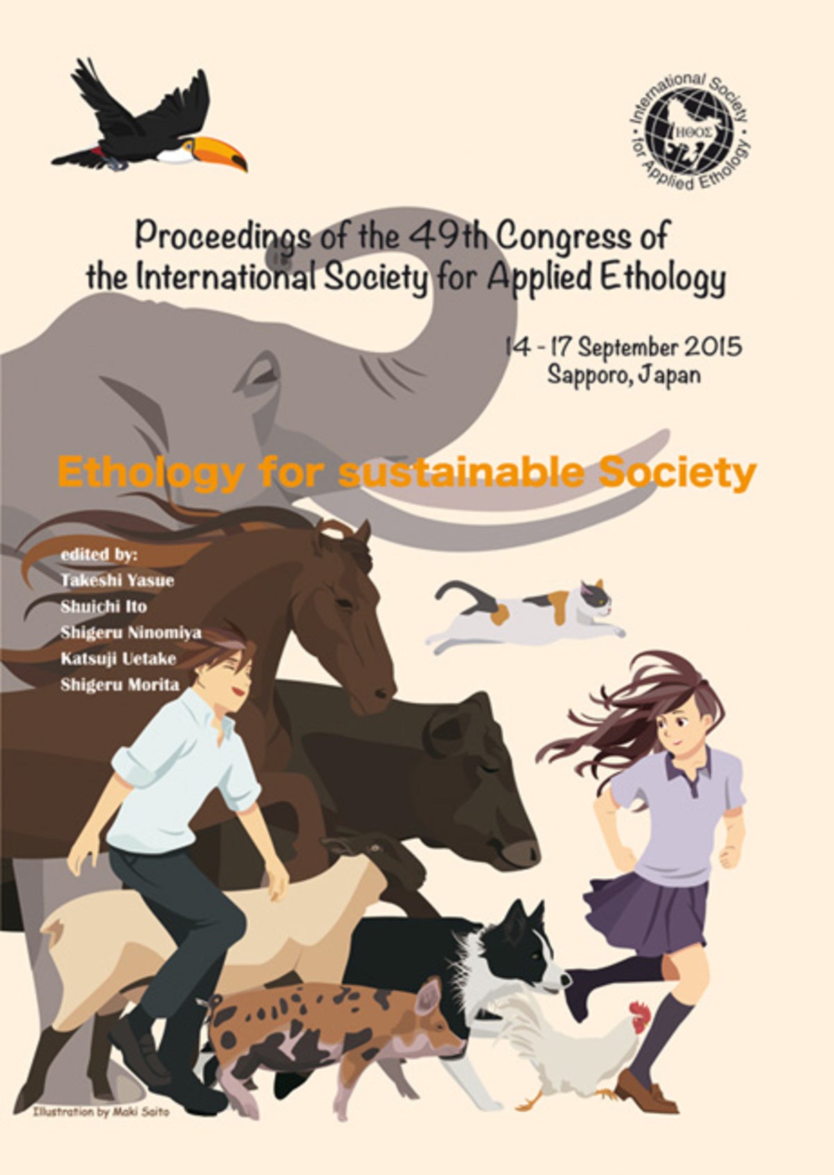 Cover image for Proceedings of the 49th Congress of the International Society for Applied Ethology ISBN 9789086862719
