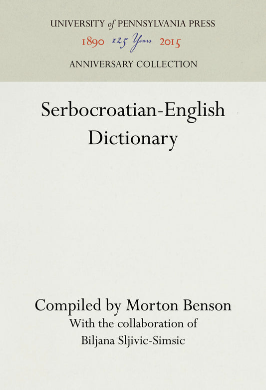 Serbocroatian-English Dictionary