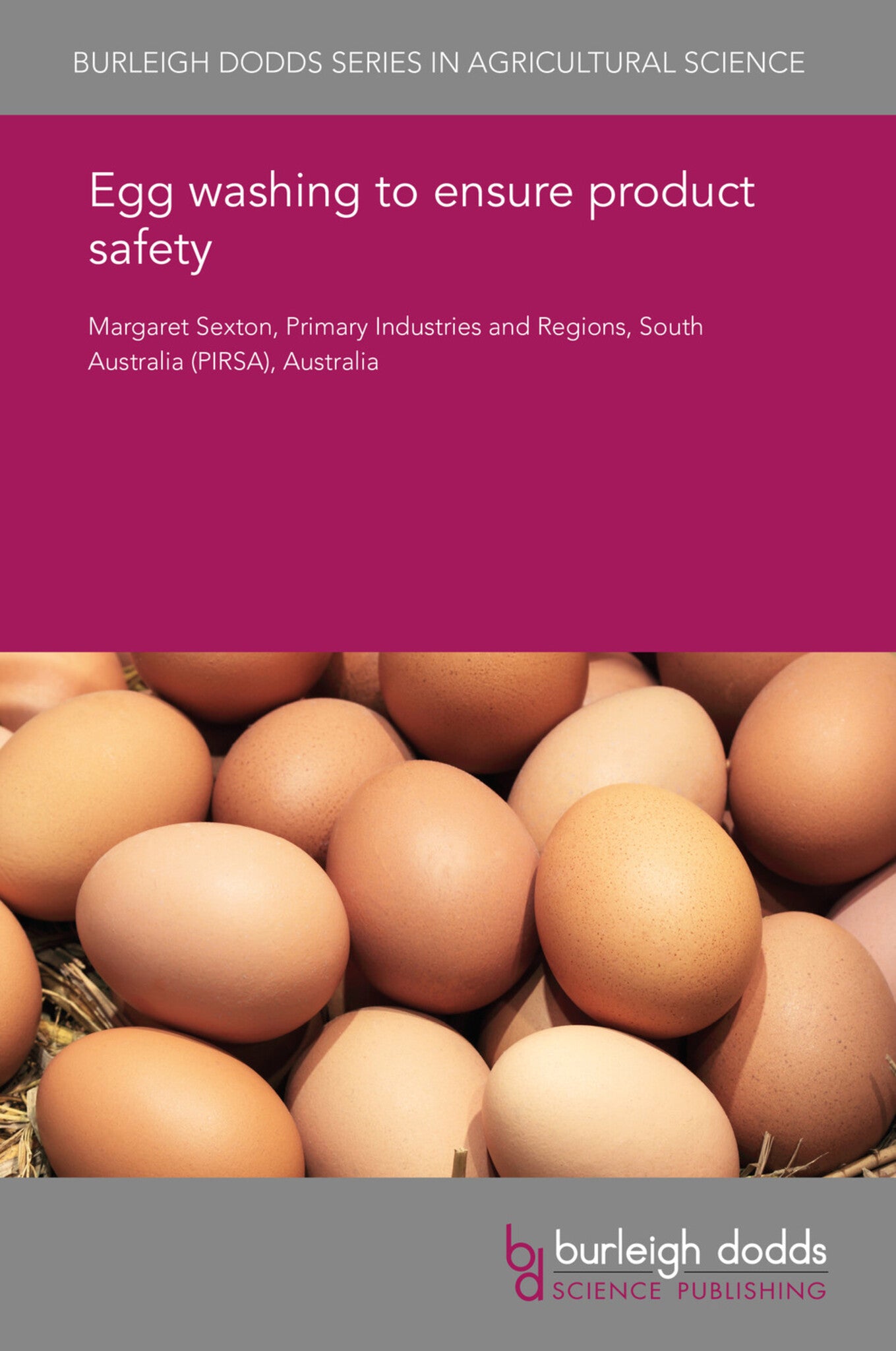 Cover image for Egg washing to ensure product safety ISBN 9781838790844