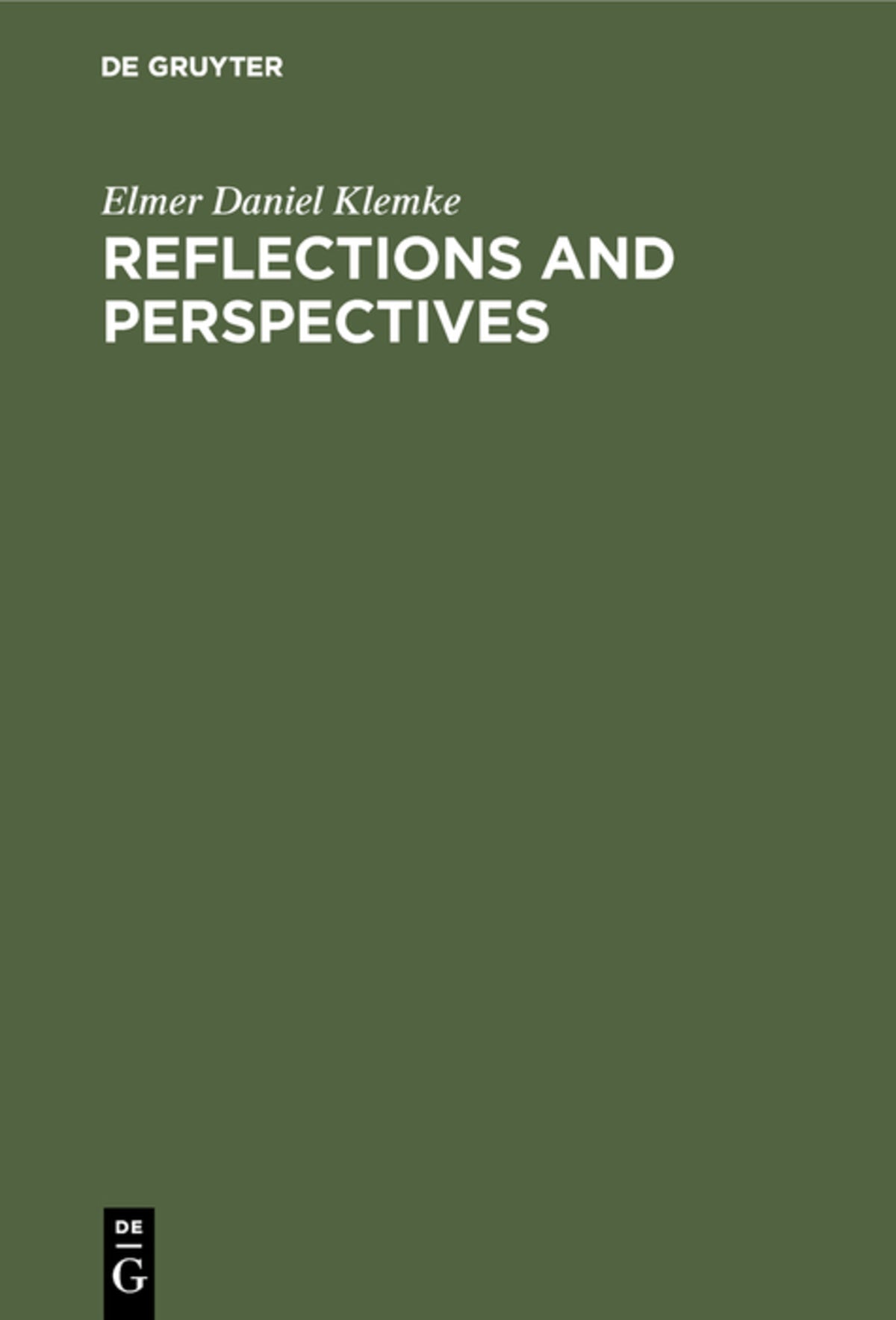 Reflections and perspectives