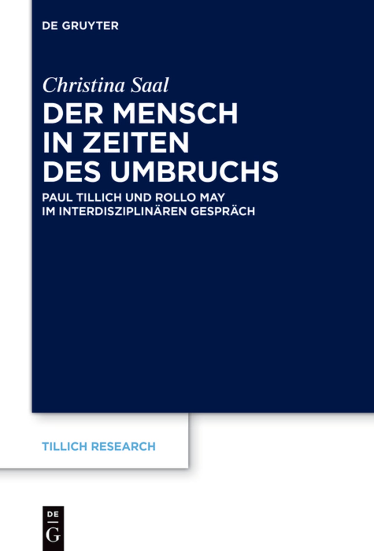 Cover image for Der Mensch in Zeiten des Umbruchs ISBN 9783110780321
