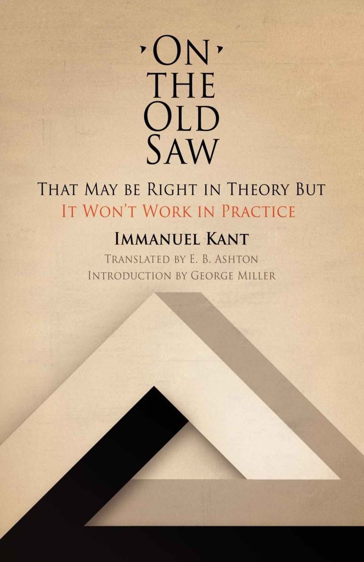 Cover image for On the Old Saw ISBN 9780812210583