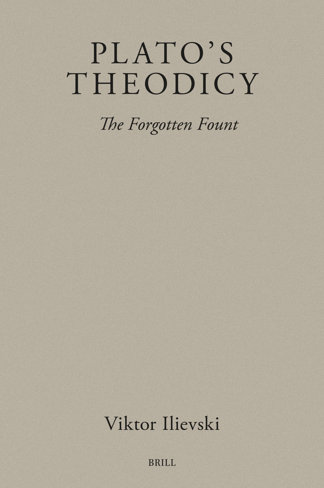 Plato's Theodicy