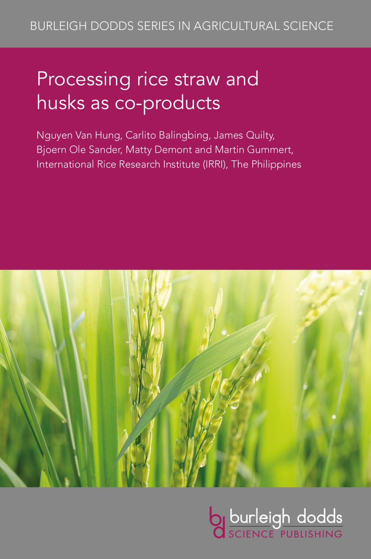 Cover image for Processing rice straw and husks as co-products ISBN 9781838792442