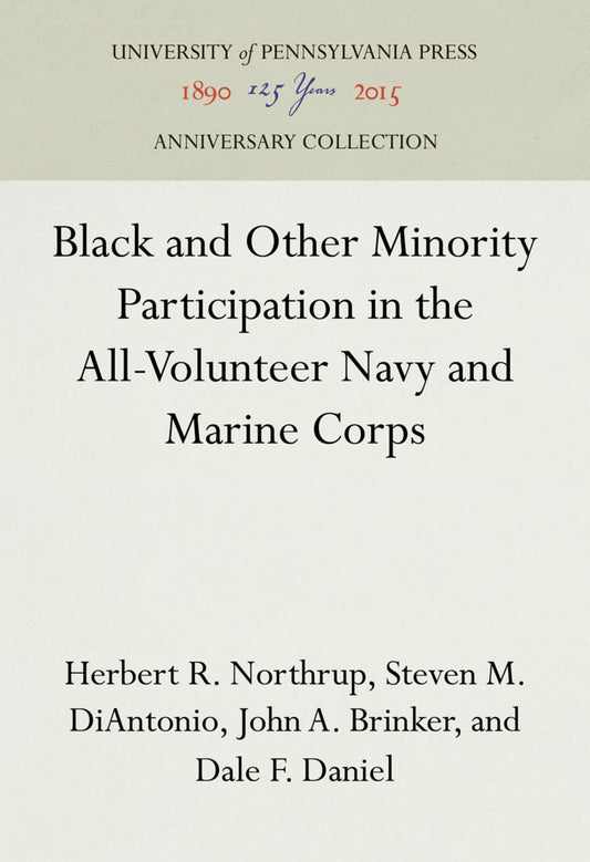 Black and Other Minority Participation in the All-Volunteer Navy and Marine Corps