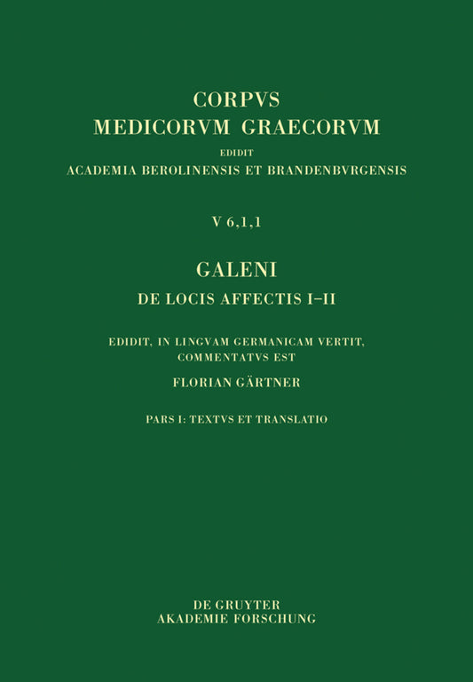 Galeni De locis affectis I–II