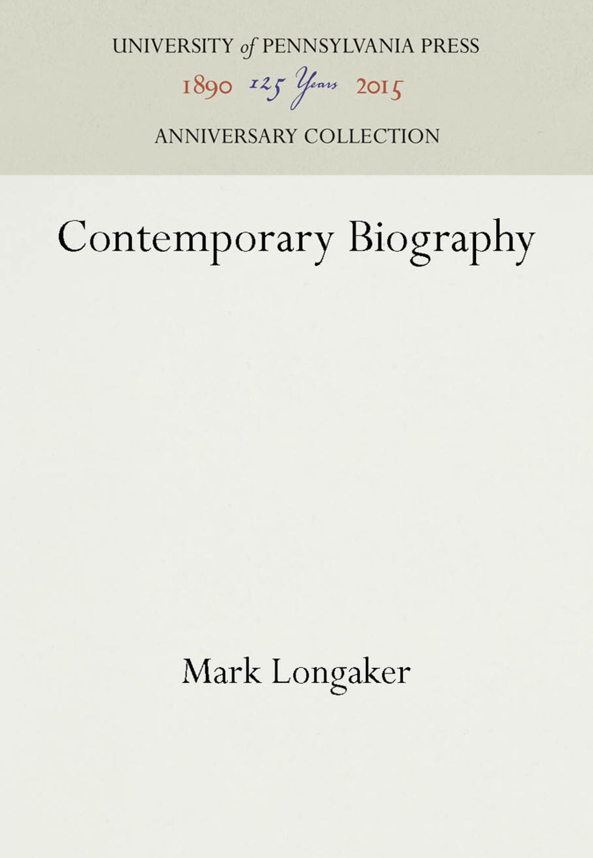 Contemporary Biography
