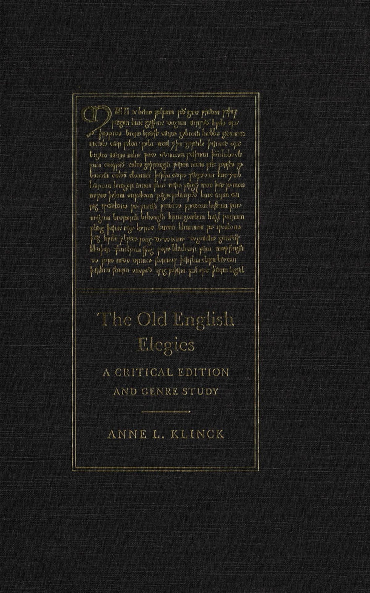 Cover image for The Old English Elegies ISBN 9780773522411