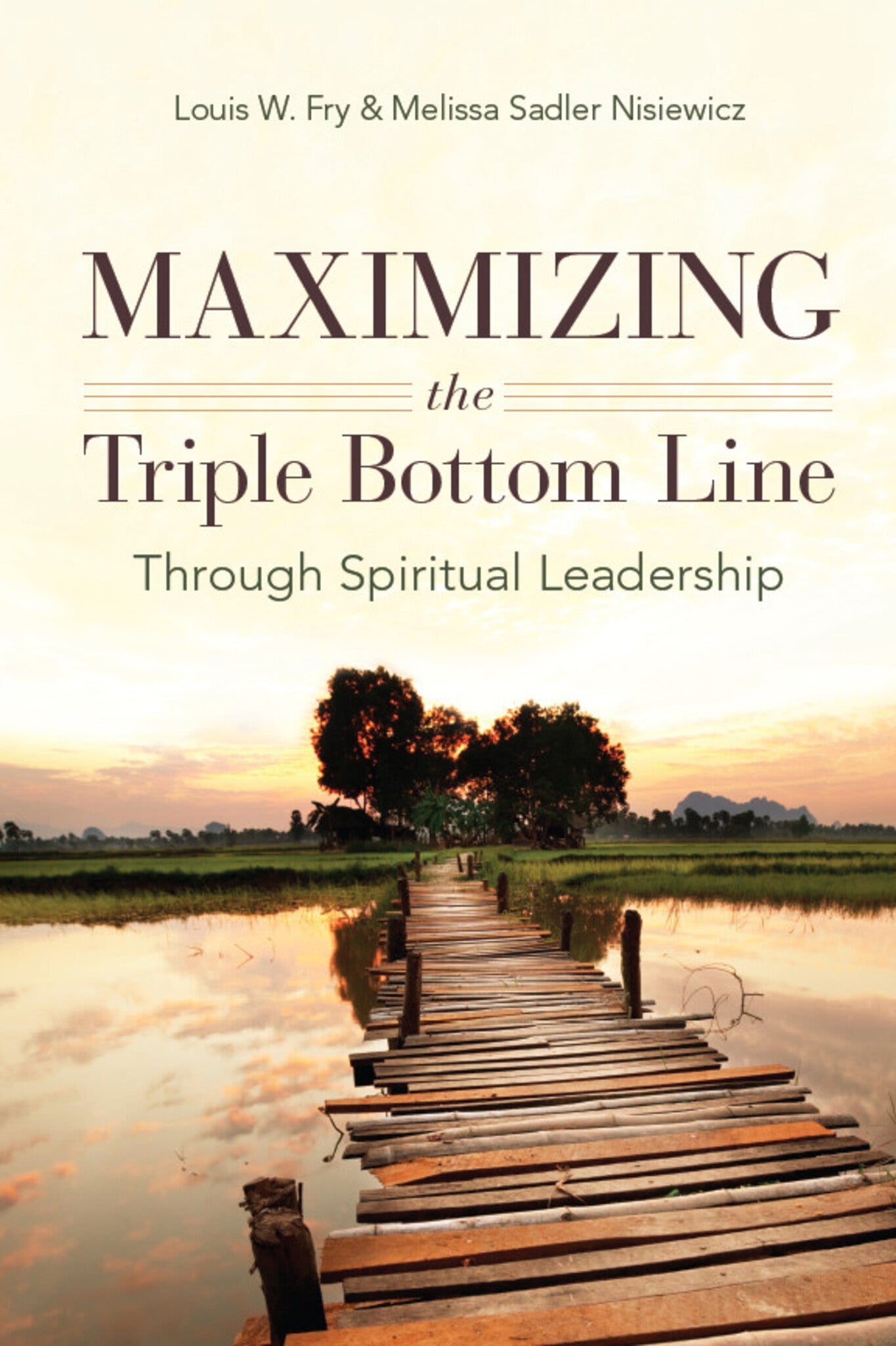 Cover image for Maximizing the Triple Bottom Line Through Spiritual Leadership ISBN 9780804785082