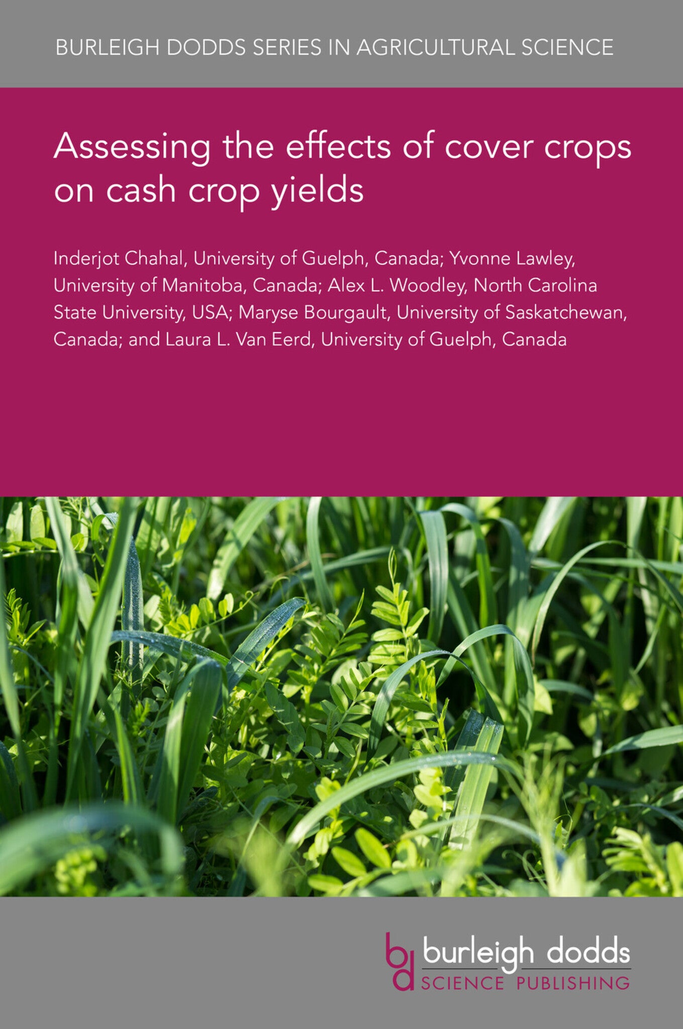 Cover image for Assessing the effects of cover crops on cash crop yields ISBN 9781835457436