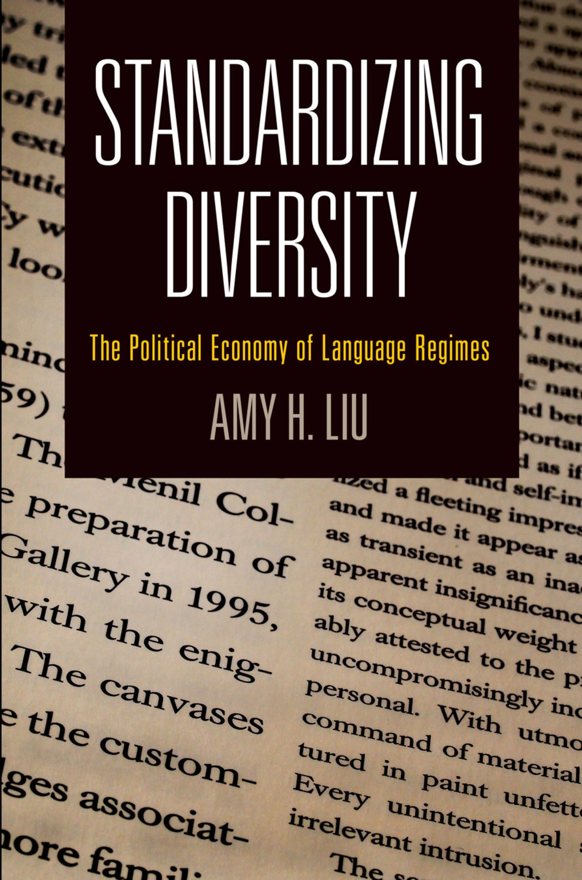 Cover image for Standardizing Diversity ISBN 9780812292107