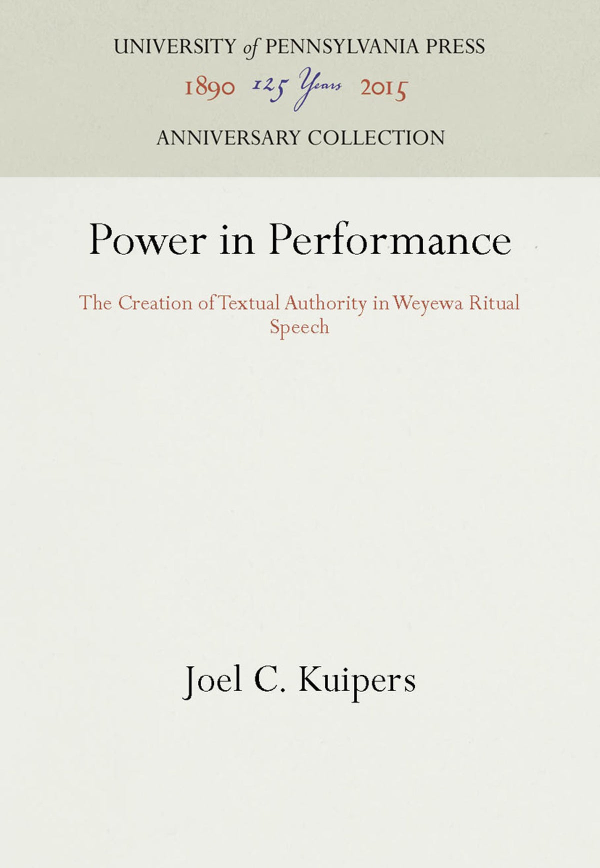 Power in Performance